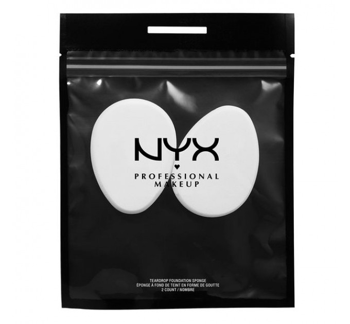 Спонж для макіяжу NYX Cosmetics Teardrop Foundation Sponge (White)